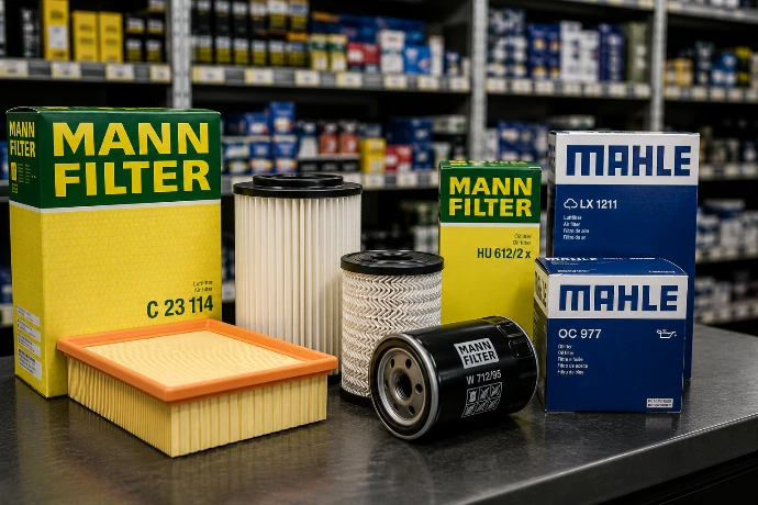 MANN-FILTER und MAHLE Filter für PKW, LKW und Traktoren in Kundl Tirol